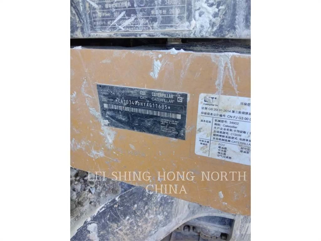 CAT 349D2 Gravemaskiner på larvebånd