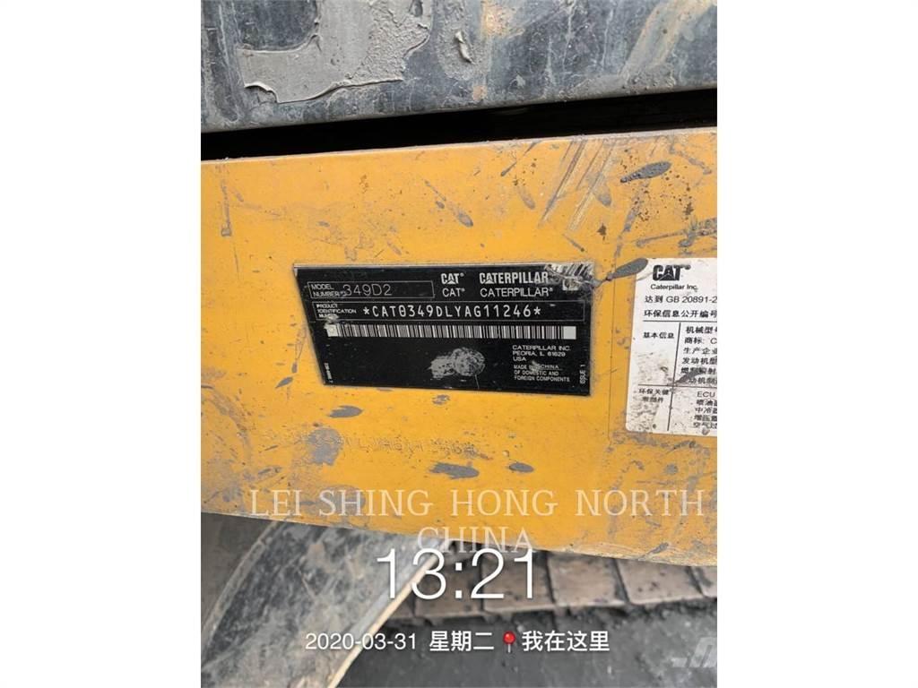 CAT 349D2 Gravemaskiner på larvebånd