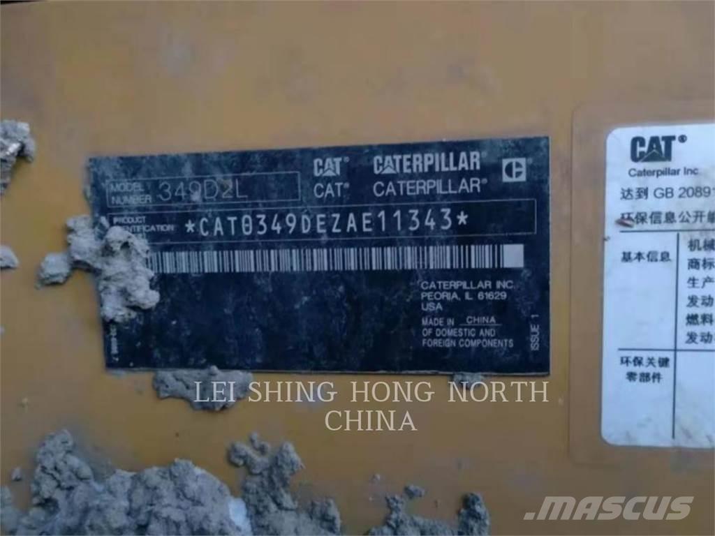 CAT 349D2L Gravemaskiner på larvebånd