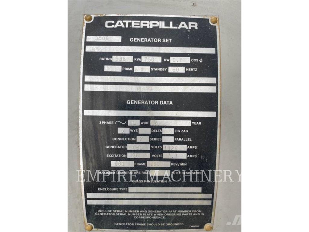CAT 3508 Dieselgeneratorer
