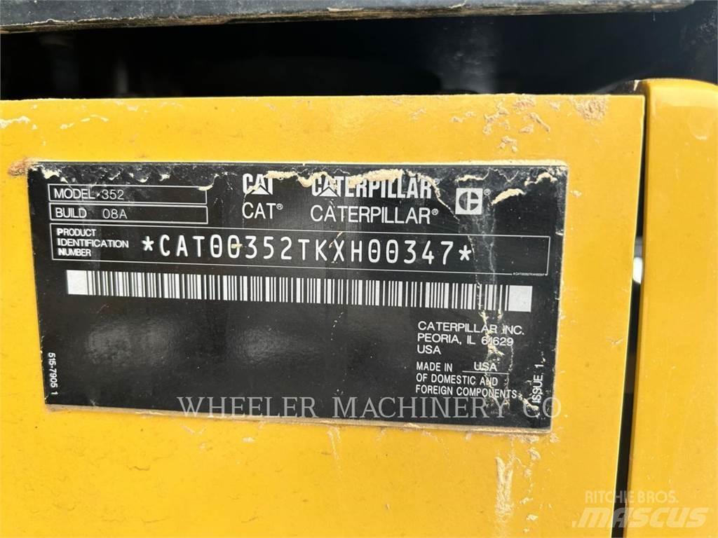 CAT 352 Gravemaskiner på larvebånd