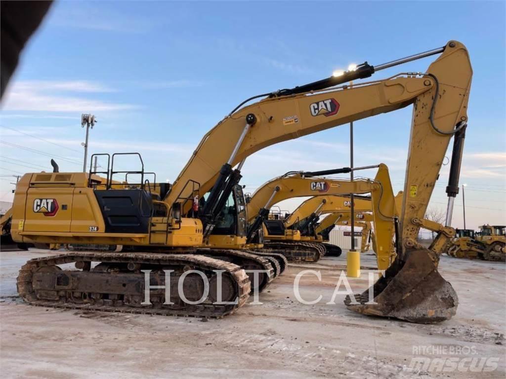 CAT 374 Gravemaskiner på larvebånd