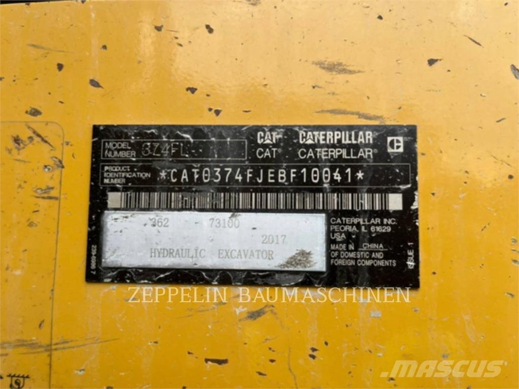 CAT 374FL Gravemaskiner på larvebånd