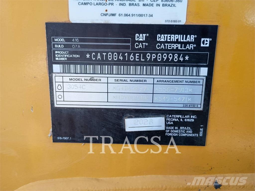 CAT 416 Rendegravere