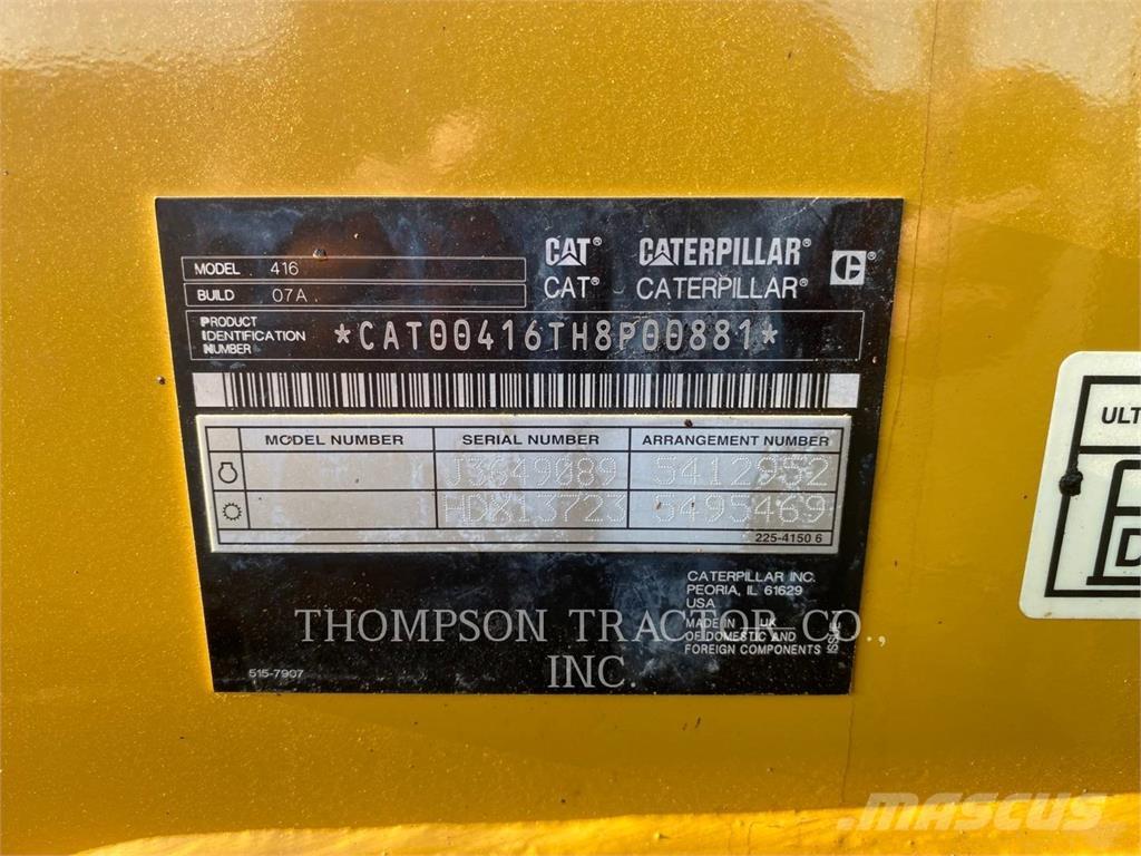 CAT 416 Rendegravere