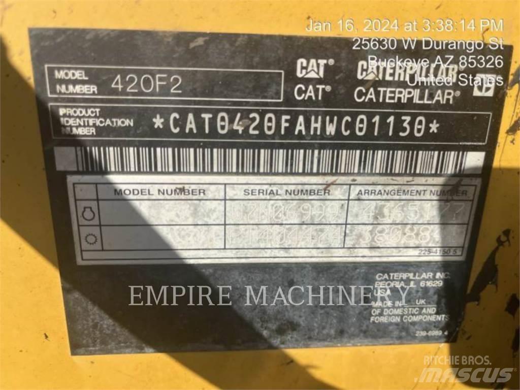 CAT 420F2 4EOP Rendegravere
