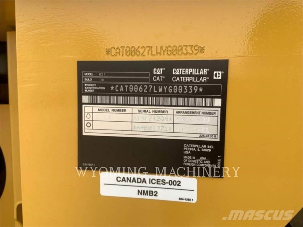 CAT 627 Skrabere