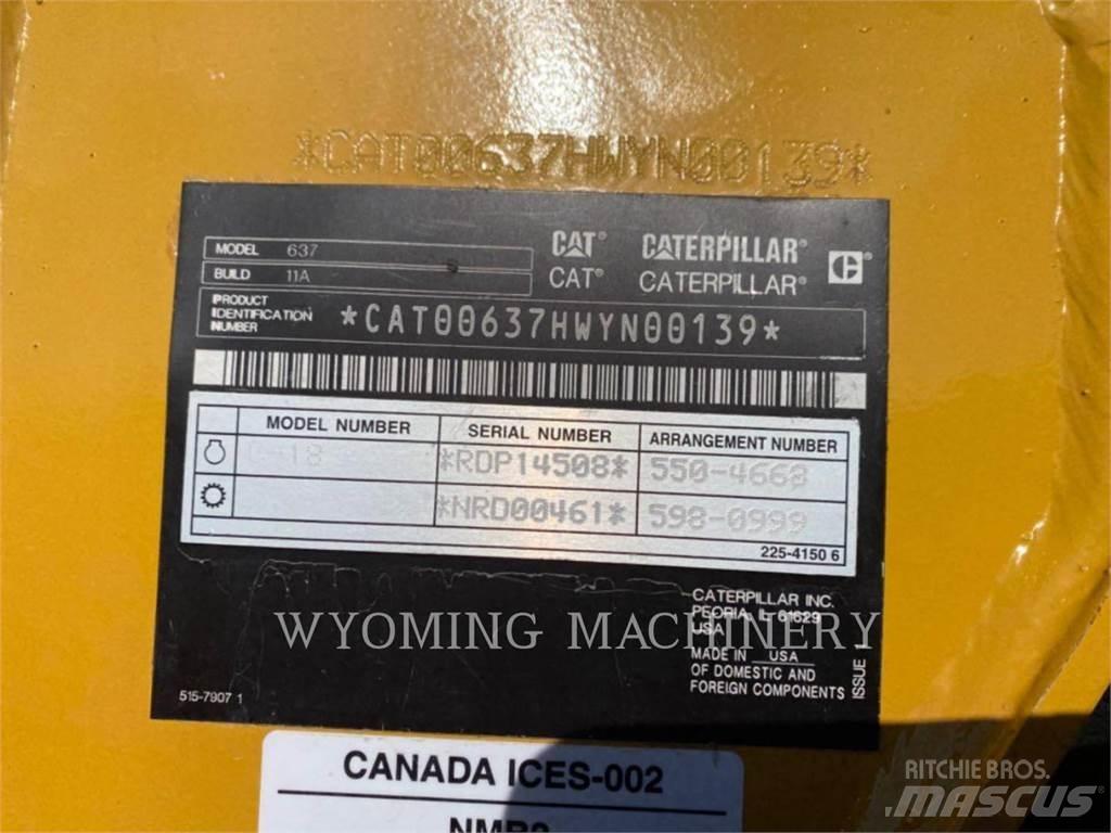 CAT 637 Skrabere