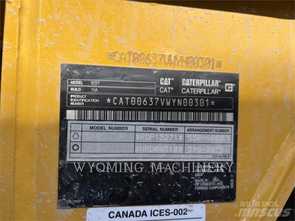 CAT 637 Skrabere
