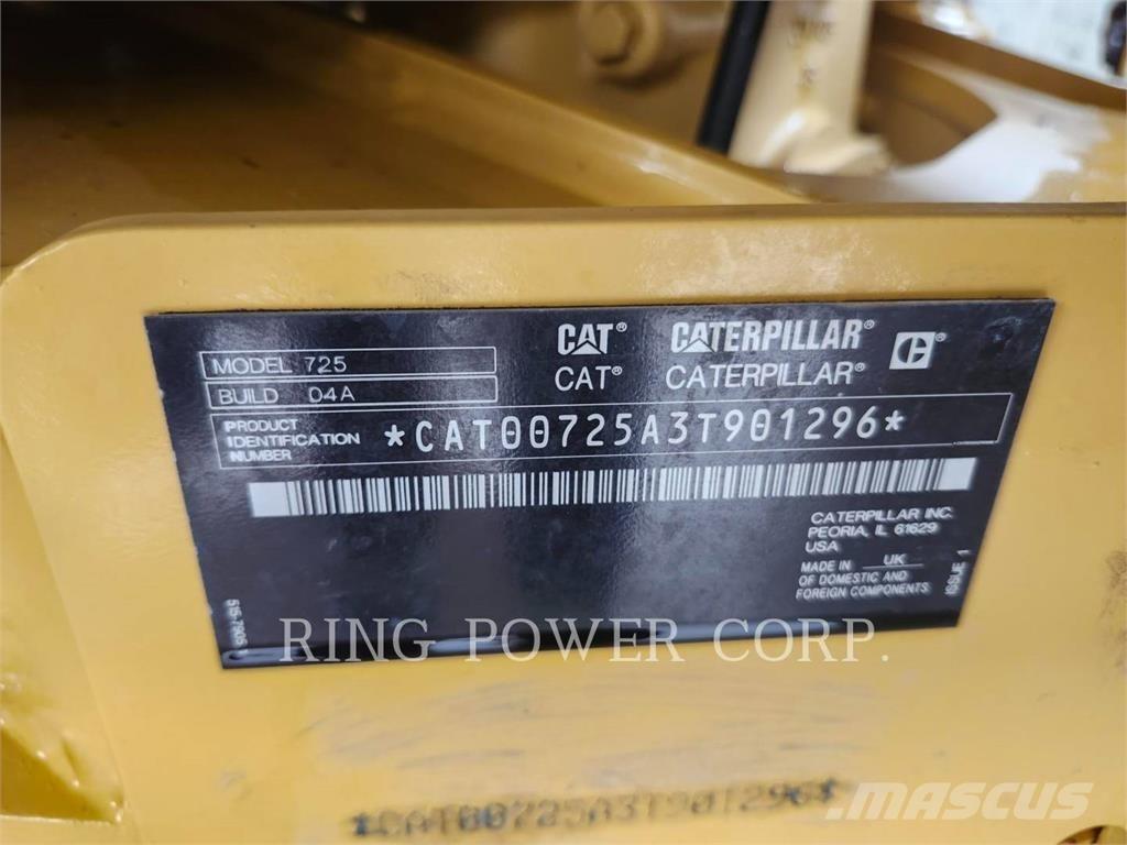 CAT 725TG Terrængående lastbiler