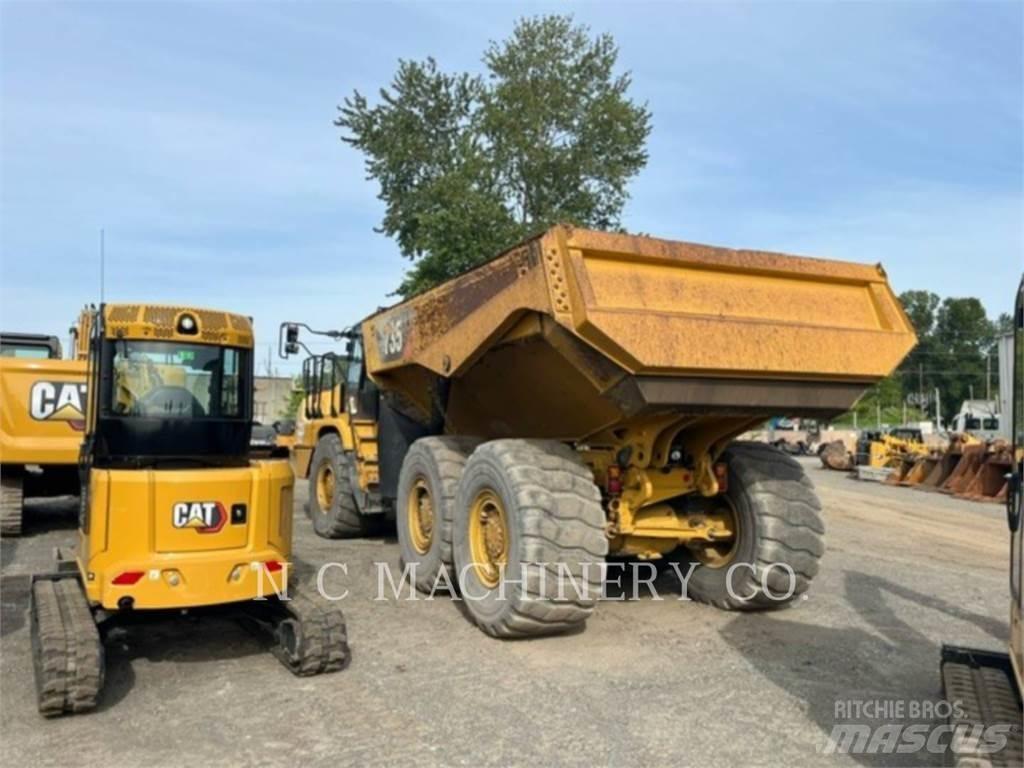 CAT 735 Lastbiler med tip