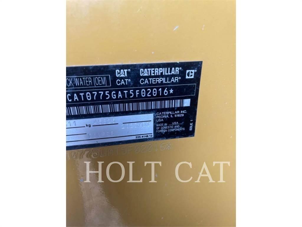 CAT 775G Terrængående lastbiler
