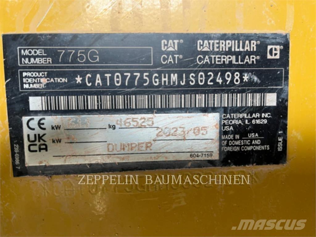 CAT 775G Terrængående lastbiler