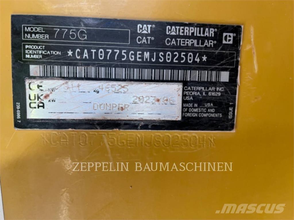 CAT 775G Terrængående lastbiler