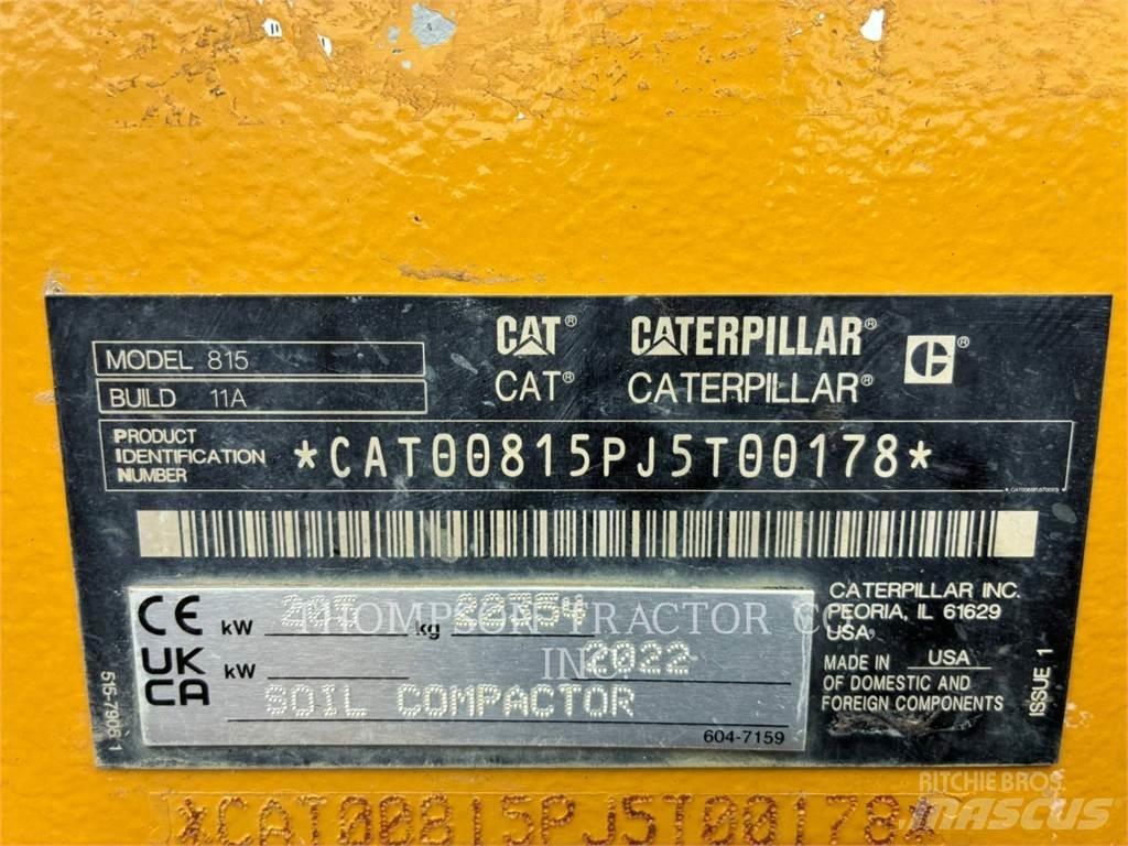 CAT 815 Jordvibrationstromler