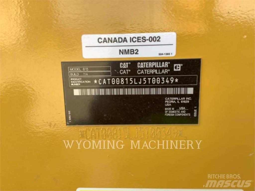 CAT 815 Jordvibrationstromler