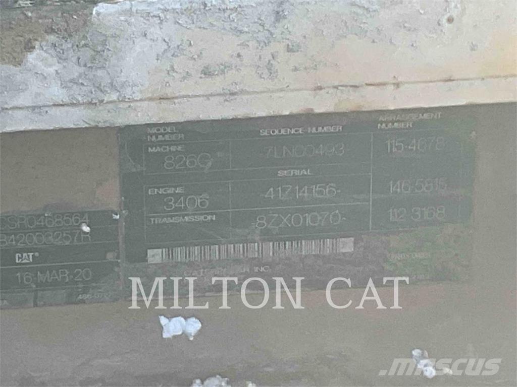 CAT 826G Jordvibrationstromler
