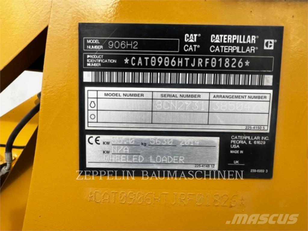 CAT 906H Læssemaskiner på hjul