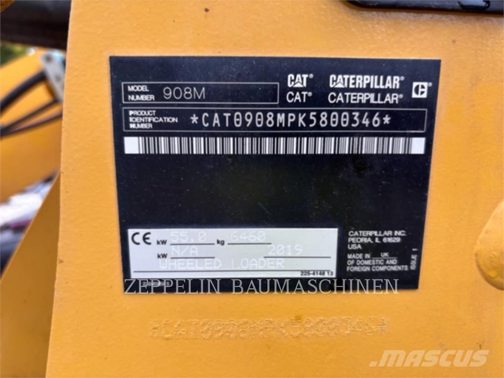 CAT 908M Læssemaskiner på hjul