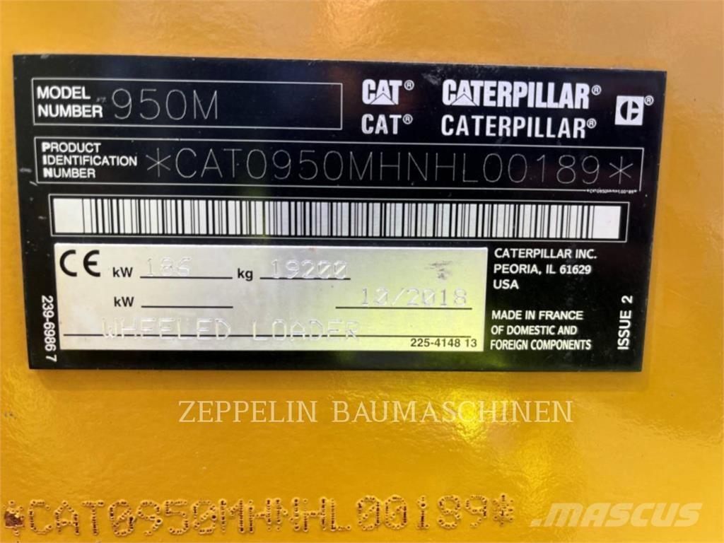 CAT 950M Læssemaskiner på hjul