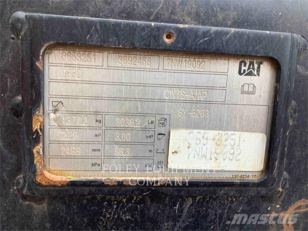 CAT 963K Larvebåndslæssere