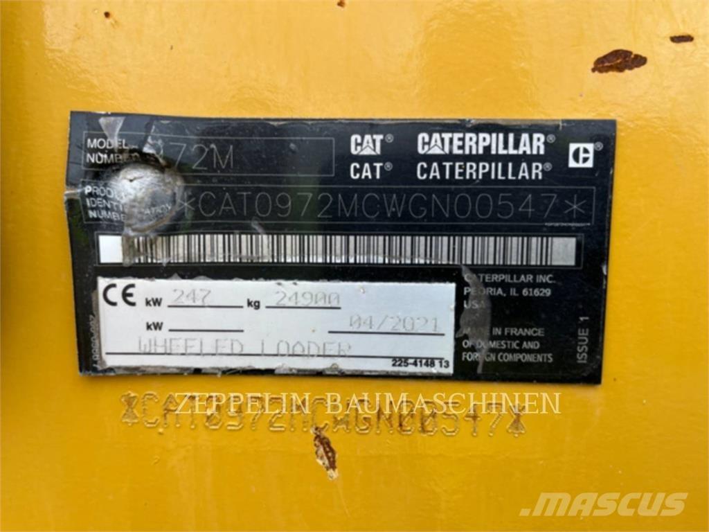 CAT 972M Læssemaskiner på hjul