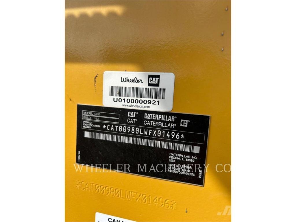 CAT 980 Læssemaskiner på hjul