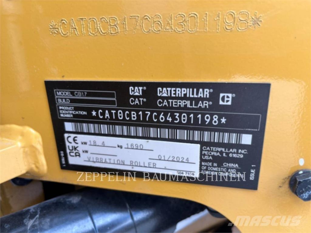 CAT CB1.7 Jordvibrationstromler