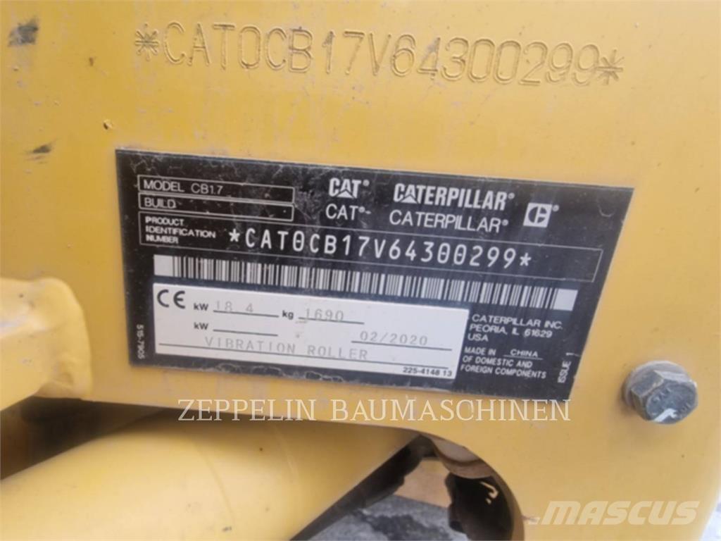 CAT CB1.7 Jordvibrationstromler