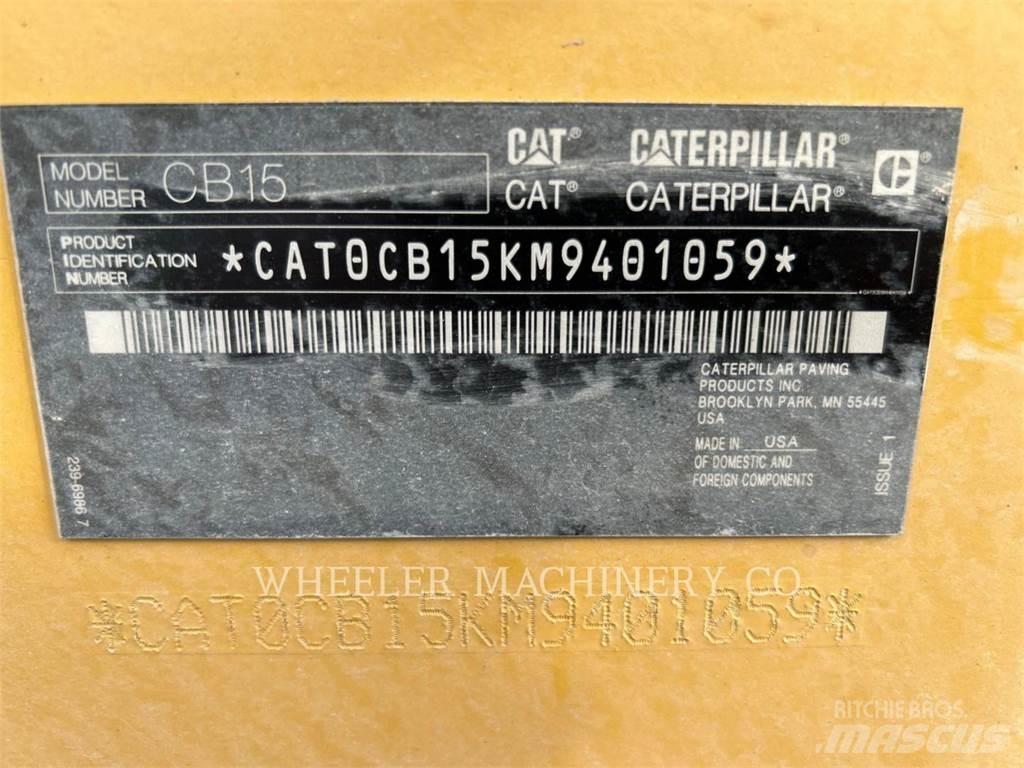 CAT CB15 CW VV Tvilling tromle