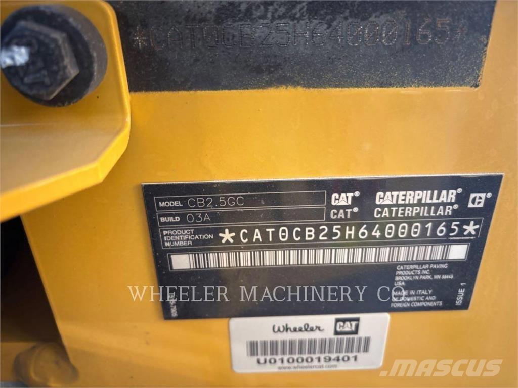 CAT CB2.5 GC Tvilling tromle