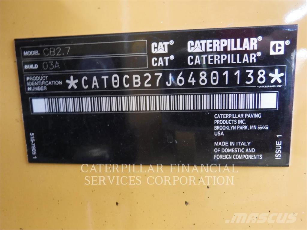 CAT CB2.703 Tvilling tromle