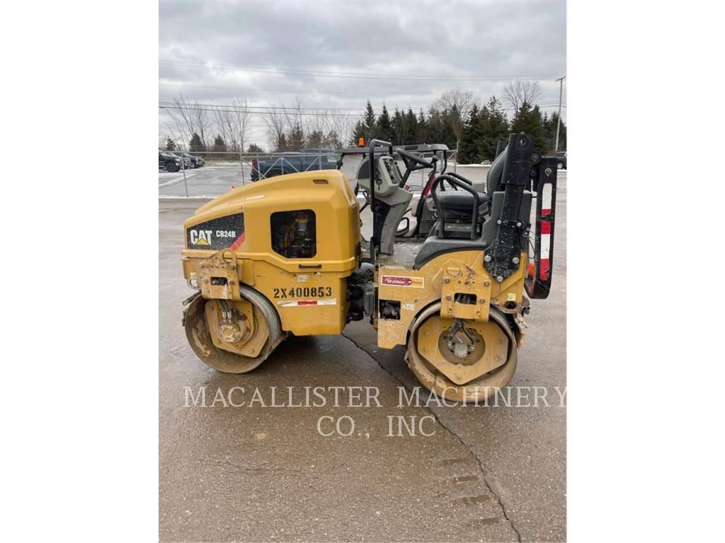 CAT CB24B Tvilling tromle
