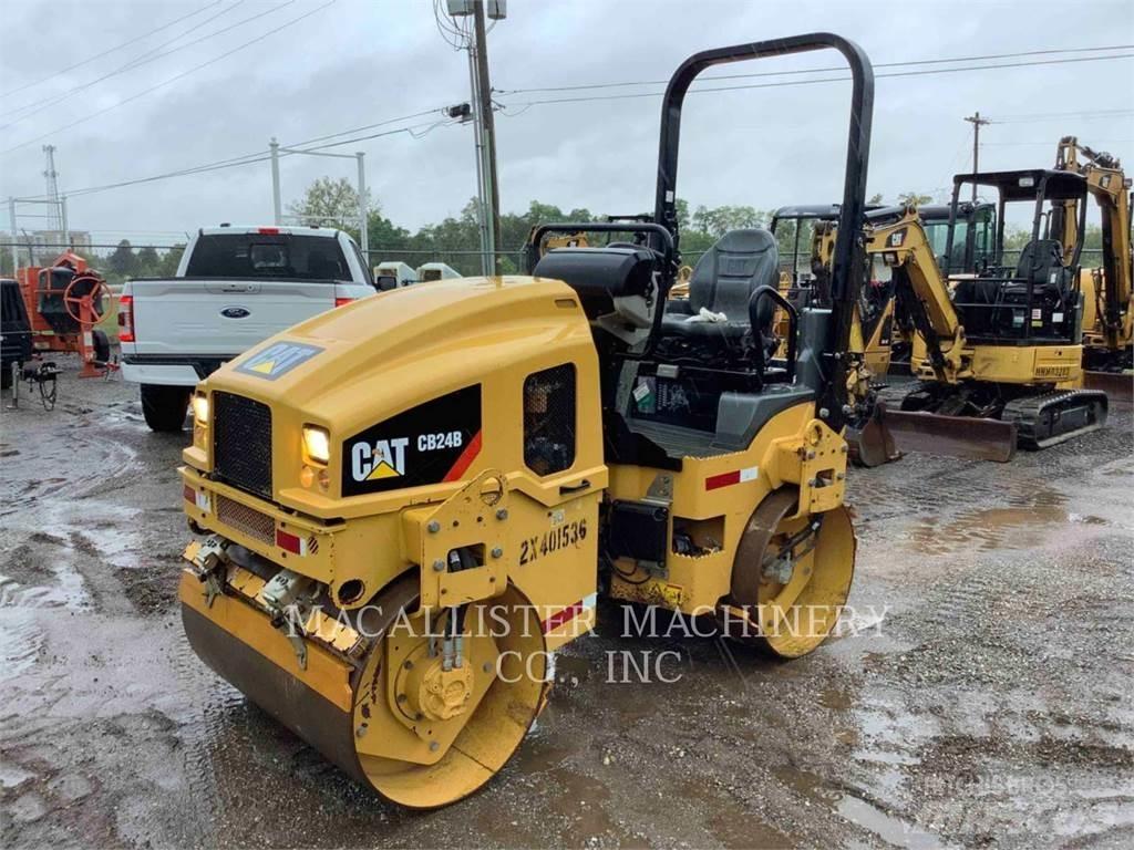 CAT CB24B Tvilling tromle