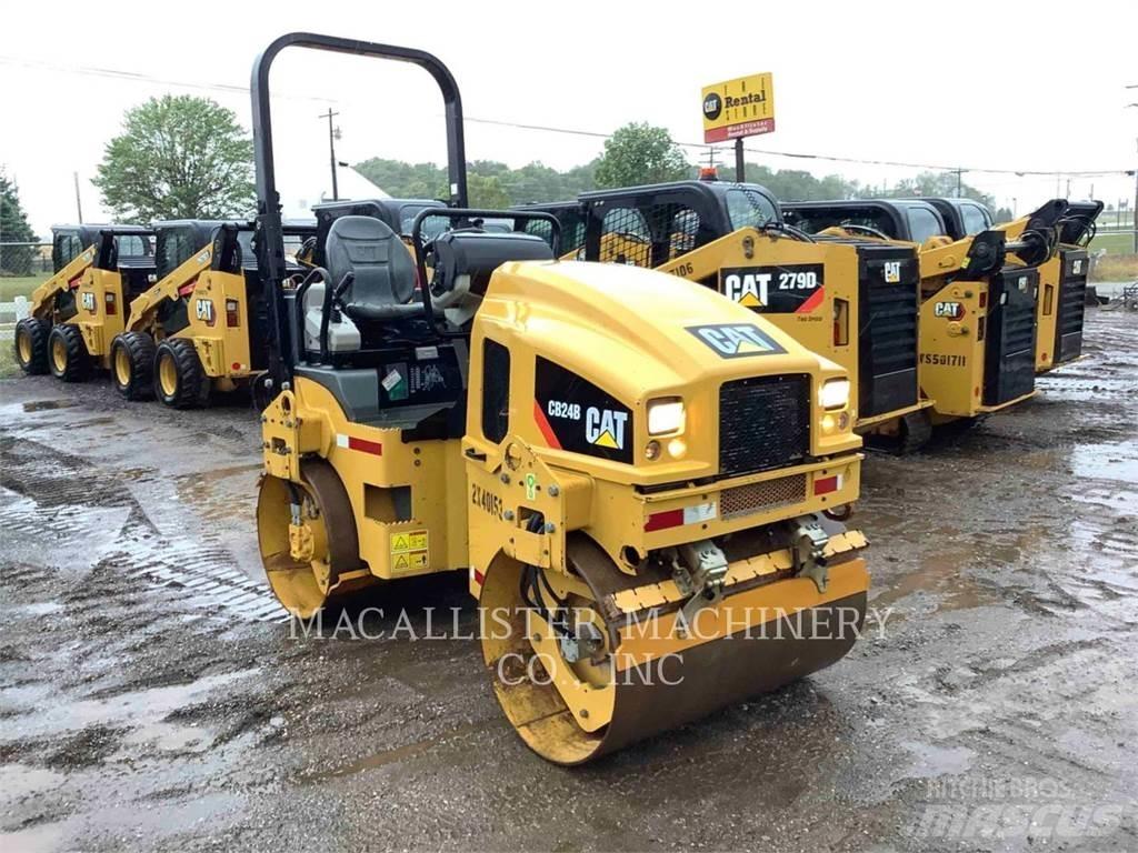 CAT CB24B Tvilling tromle