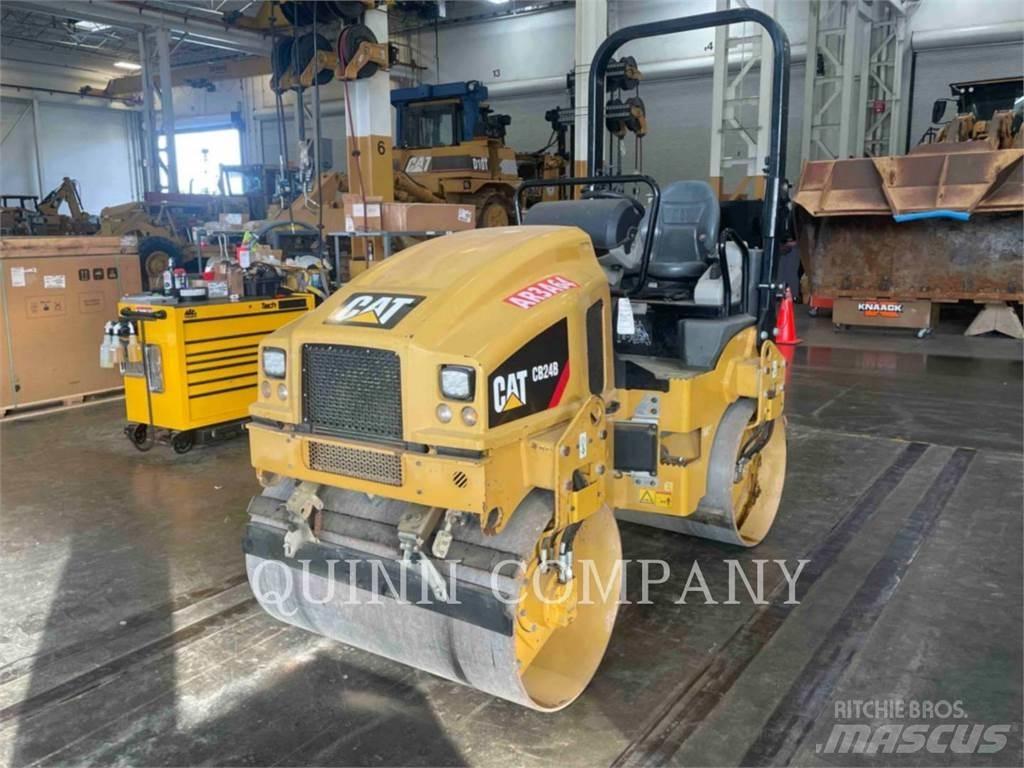 CAT CB24B Tvilling tromle