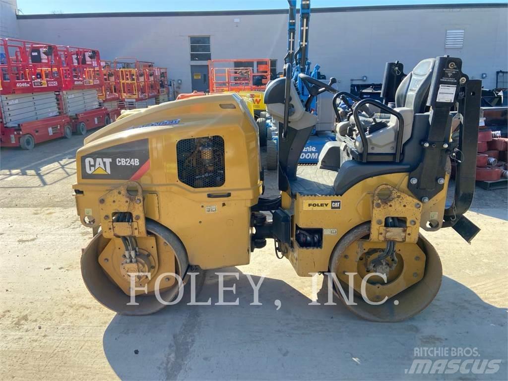 CAT CB24B Tvilling tromle