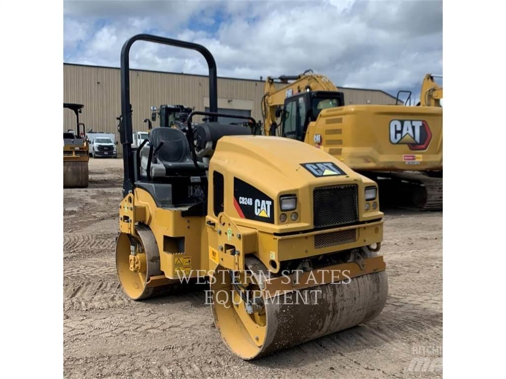 CAT CB24B Tvilling tromle