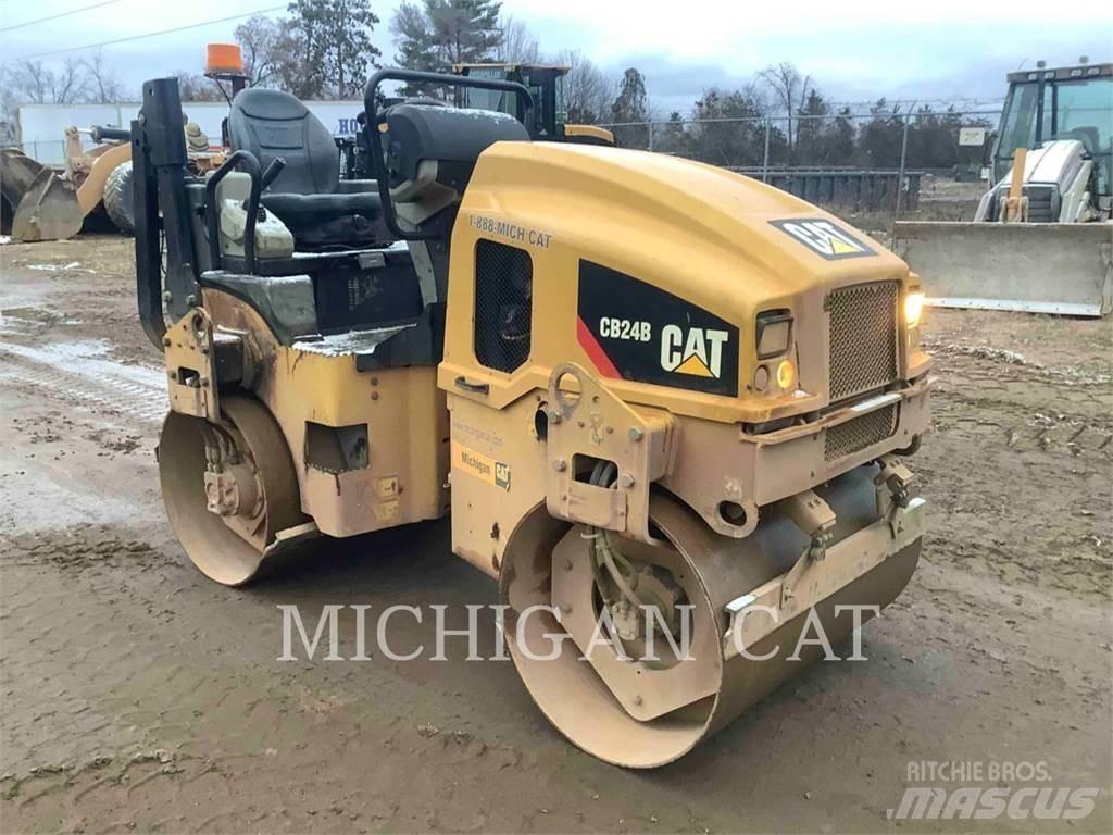 CAT CB24B Tvilling tromle