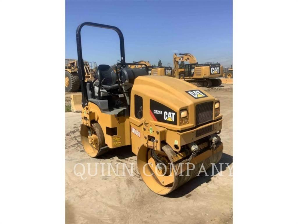 CAT CB24B Tvilling tromle