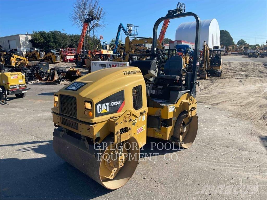 CAT CB24B Tvilling tromle