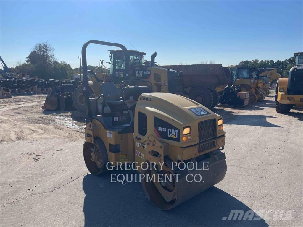 CAT CB24B Tvilling tromle