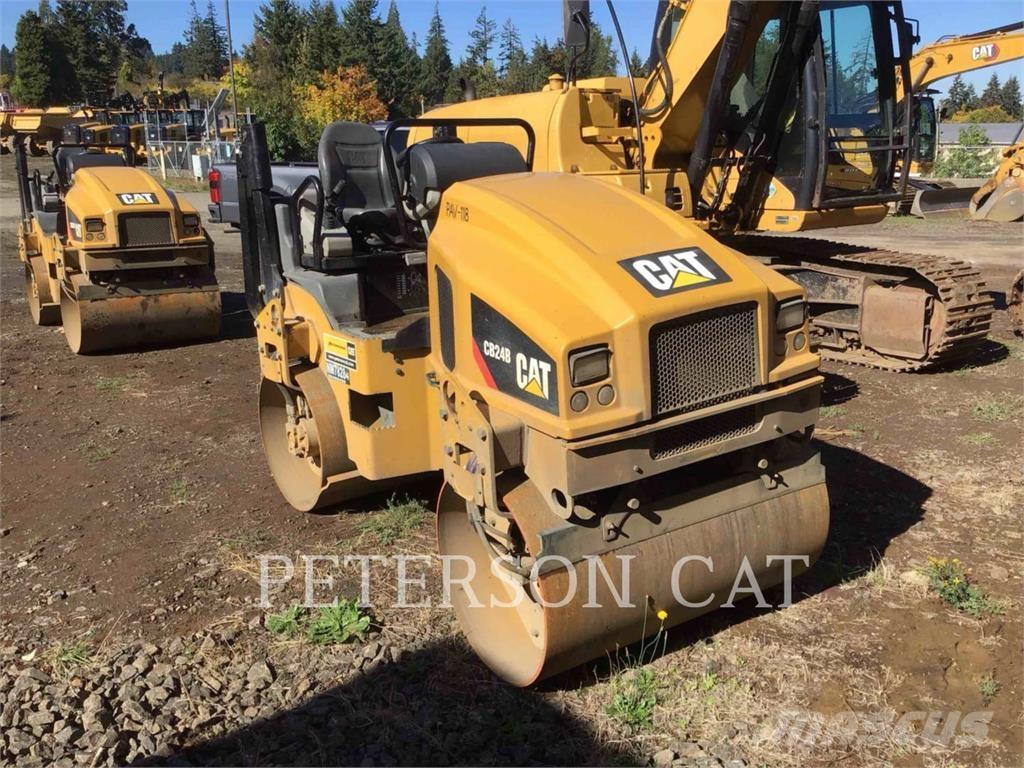 CAT CB24B Tvilling tromle