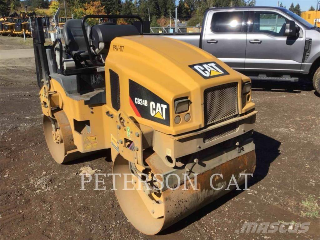 CAT CB24B Tvilling tromle