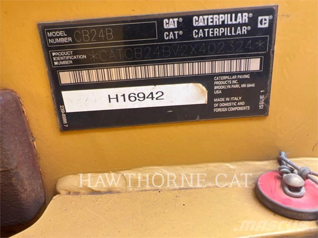 CAT CB24B Jordvibrationstromler
