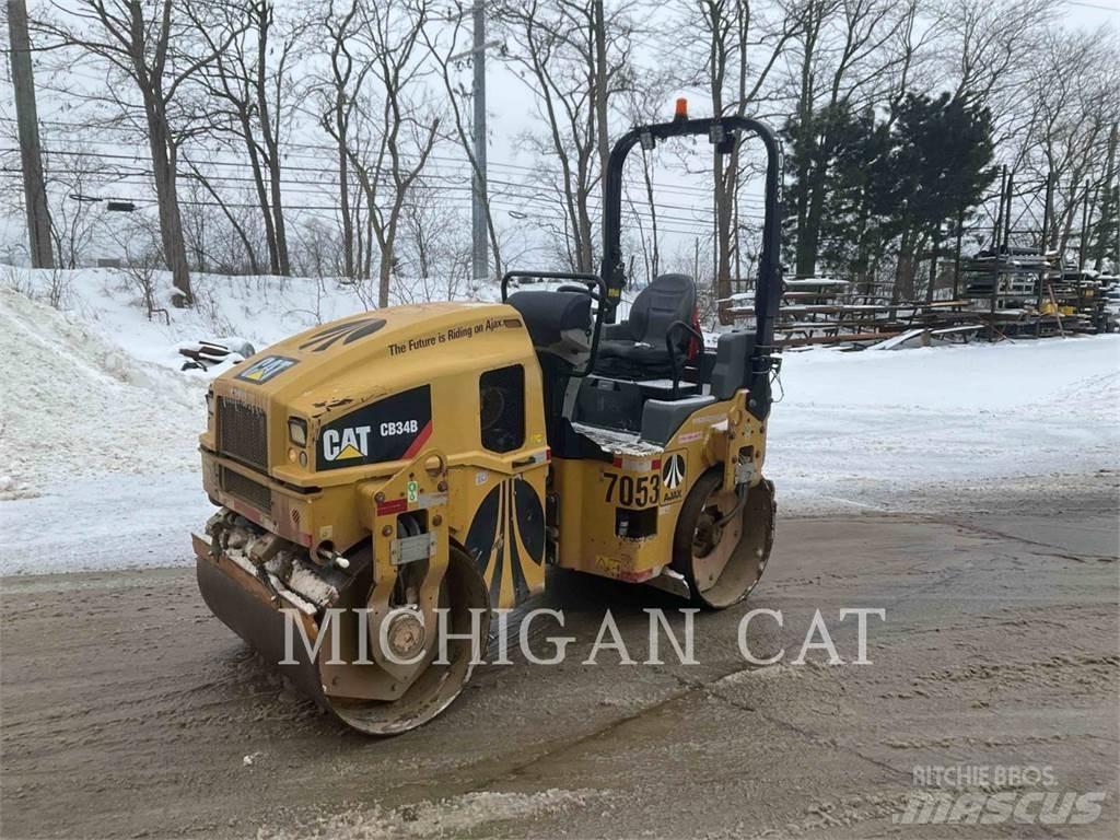 CAT CB34B Enkelt tromle