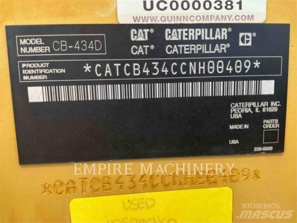 CAT CB434D Tvilling tromle