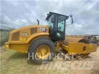 CAT CS74B CAB Enkelt tromle