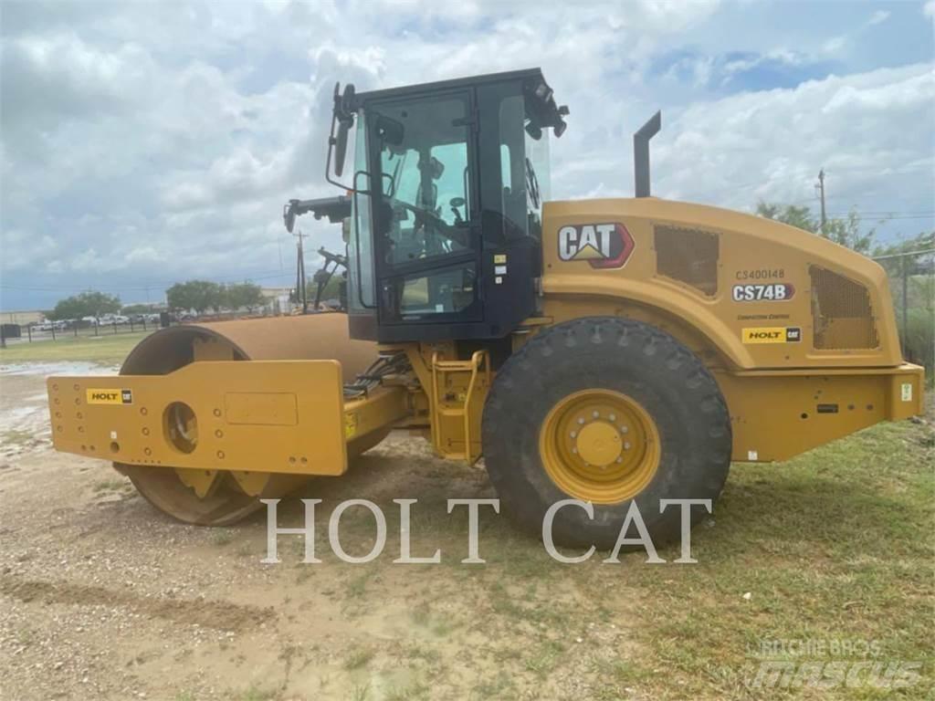 CAT CS74B CAB Enkelt tromle