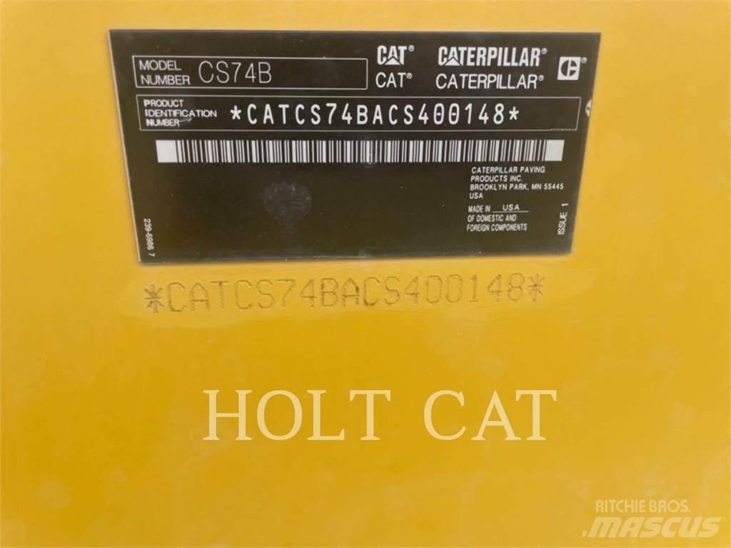 CAT CS74B CAB Enkelt tromle